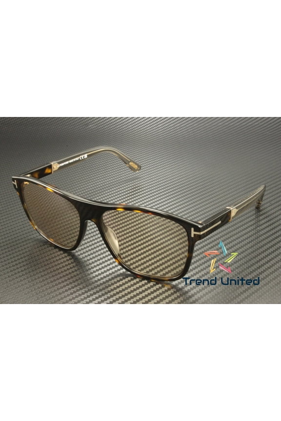FT1081 52E Plastic Dark Havana Brown 58 mm Men's Sunglasses