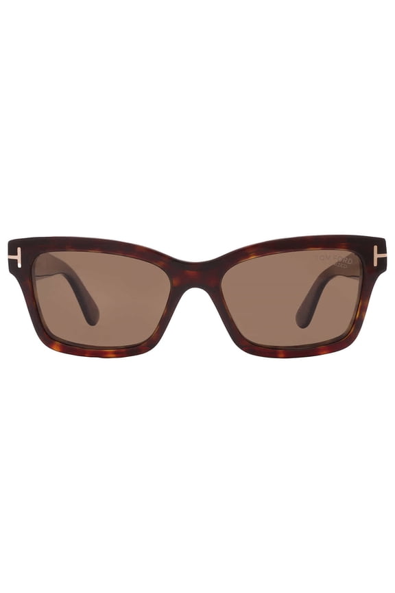 FT1085 52H Plastic Dark Havana Brown Polarized 54 mm Women's Sunglasses