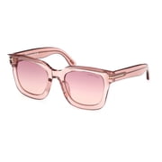 Tom Ford FT1115 72Z 52mm Square Sunglasses Womens Shiny Pink