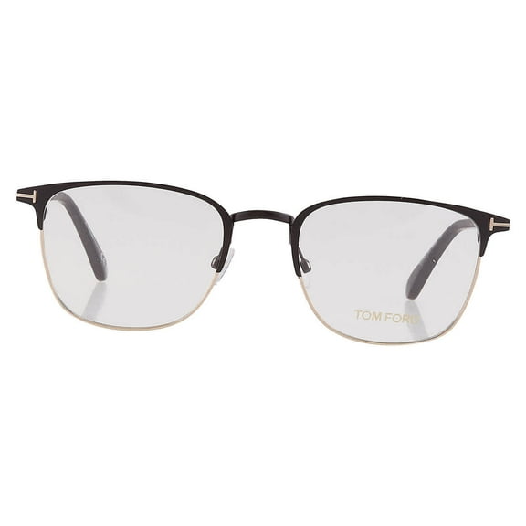 Tom Ford FT5453 002 Matte Black Clear Lens Metal 54 mm Men's Eyeglasses