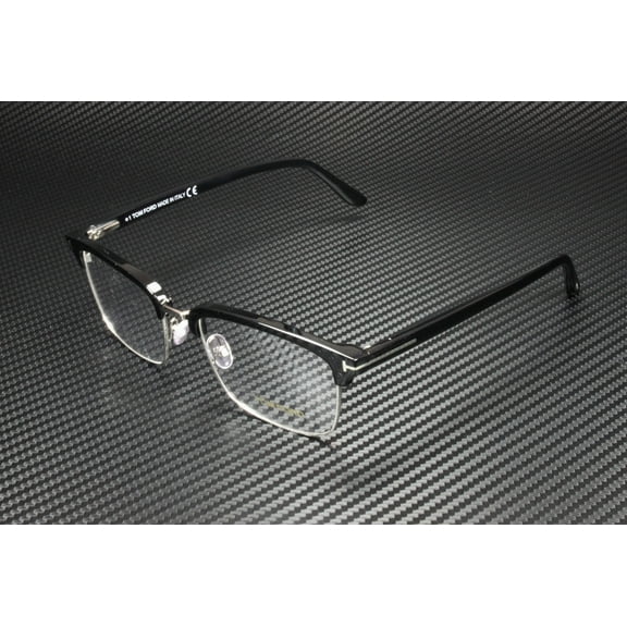 Tom Ford FT5504 005 Black Clear Lens Plastic 54 mm Men's Eyeglasses