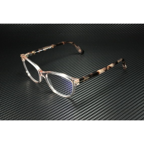 Tom Ford FT5638-B 072 Shiny Pink Clear Lens Plastic 50 mm Women's Eyeglasses