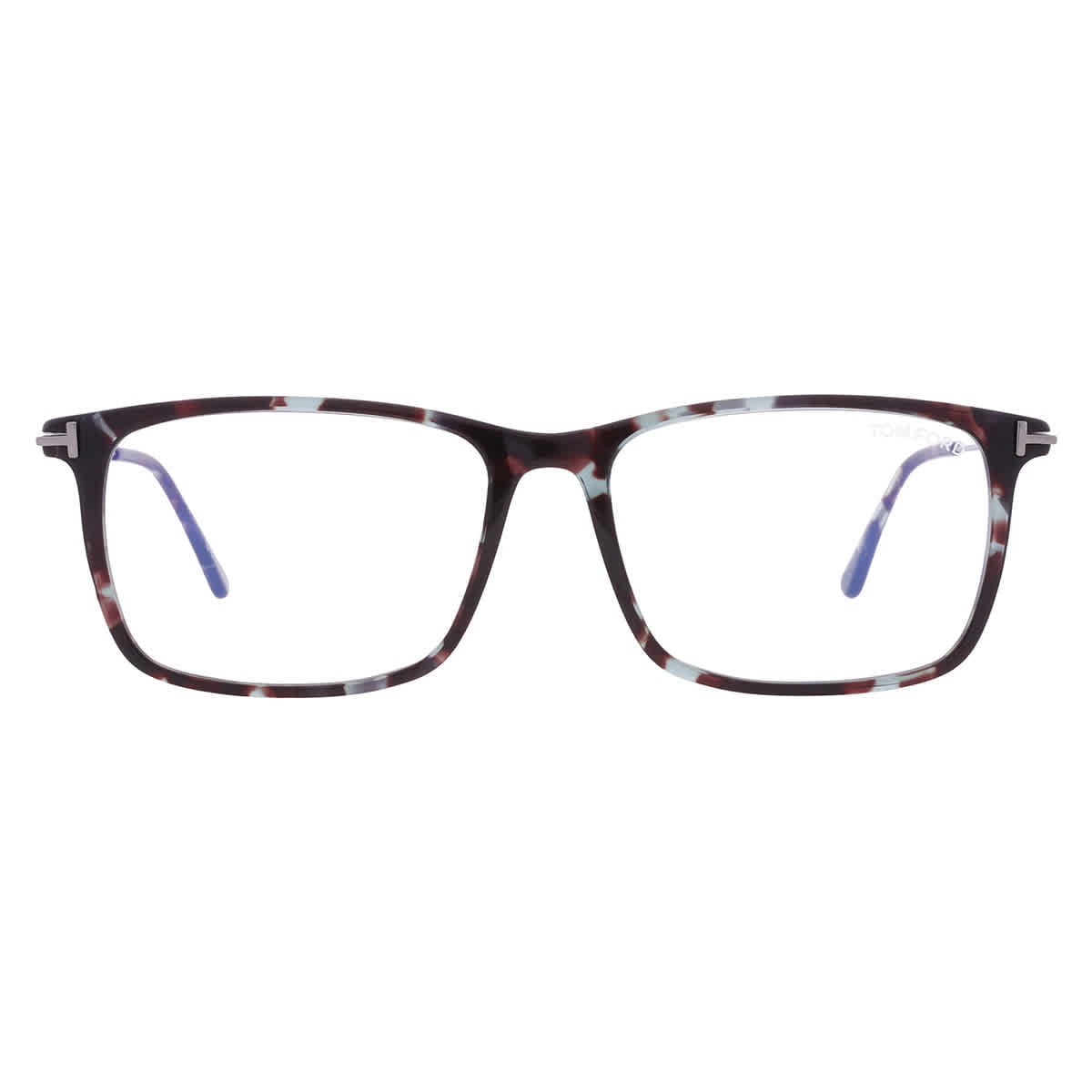 TOMFORD ヘイレイ スクエア フレム サンクラス FT12165352B 52B BLUE BLOCK ROUND OPTICALS | Tom Ford Fashion