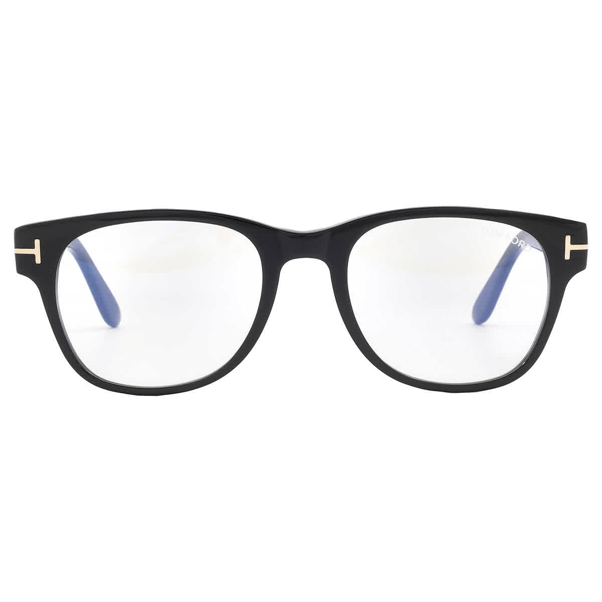 Tom Ford FT5898 B 001 Plastic Shiny Black 52 mm Men's