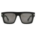 thumbnail image 1 of Tom Ford Fausto FT0711 01A Shiny Black Smoke 53 mm Men's Sunglasses, 1 of 5