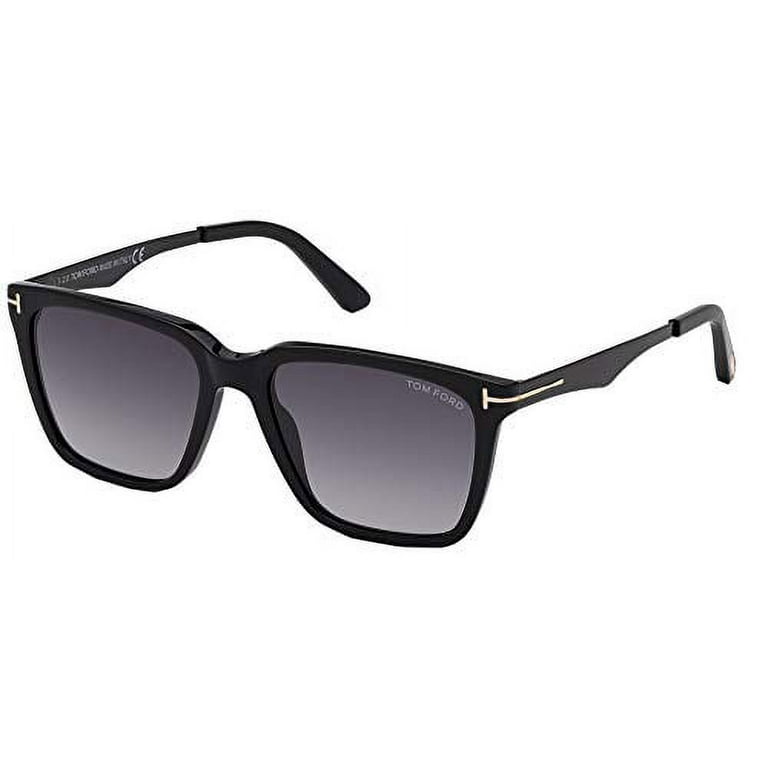 TOM FORD Garrett FT0862 01B Shiny Black Grad Smoke Plastic 56 m Men's  Sunglasses