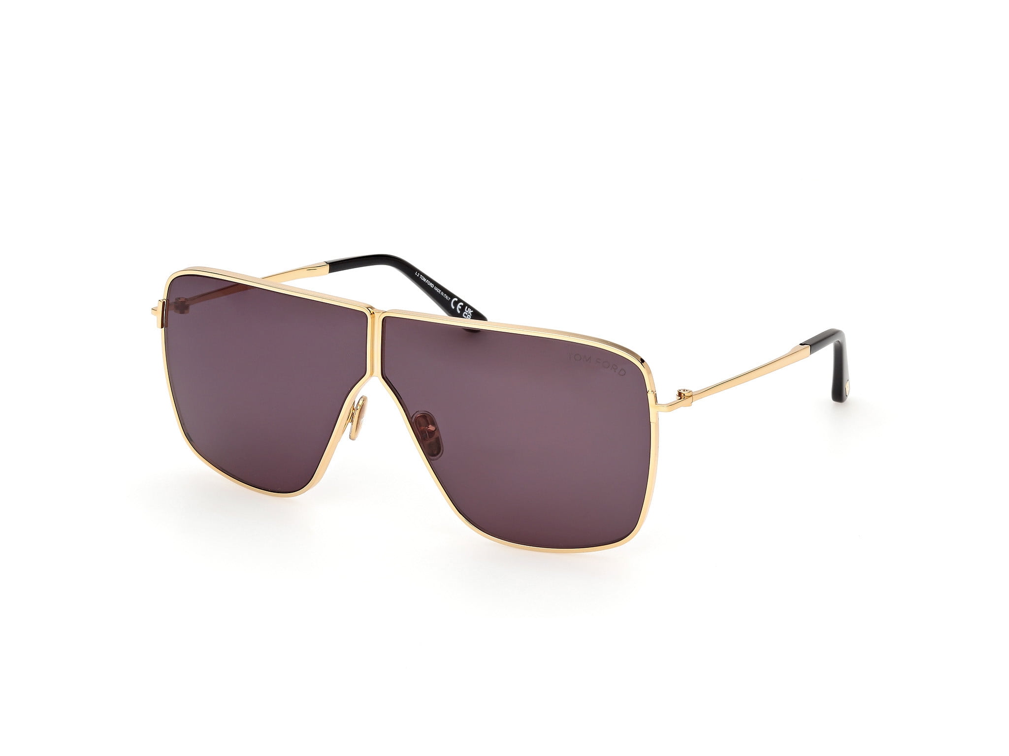 Tom Ford HUXLEY Sunglasses FT1159 30A Shiny Deep Gold  display picture 2