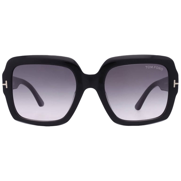 Tom Ford FT1082 01B Plastic Shiny Black Gradient Smoke 54 mm  display picture 1
