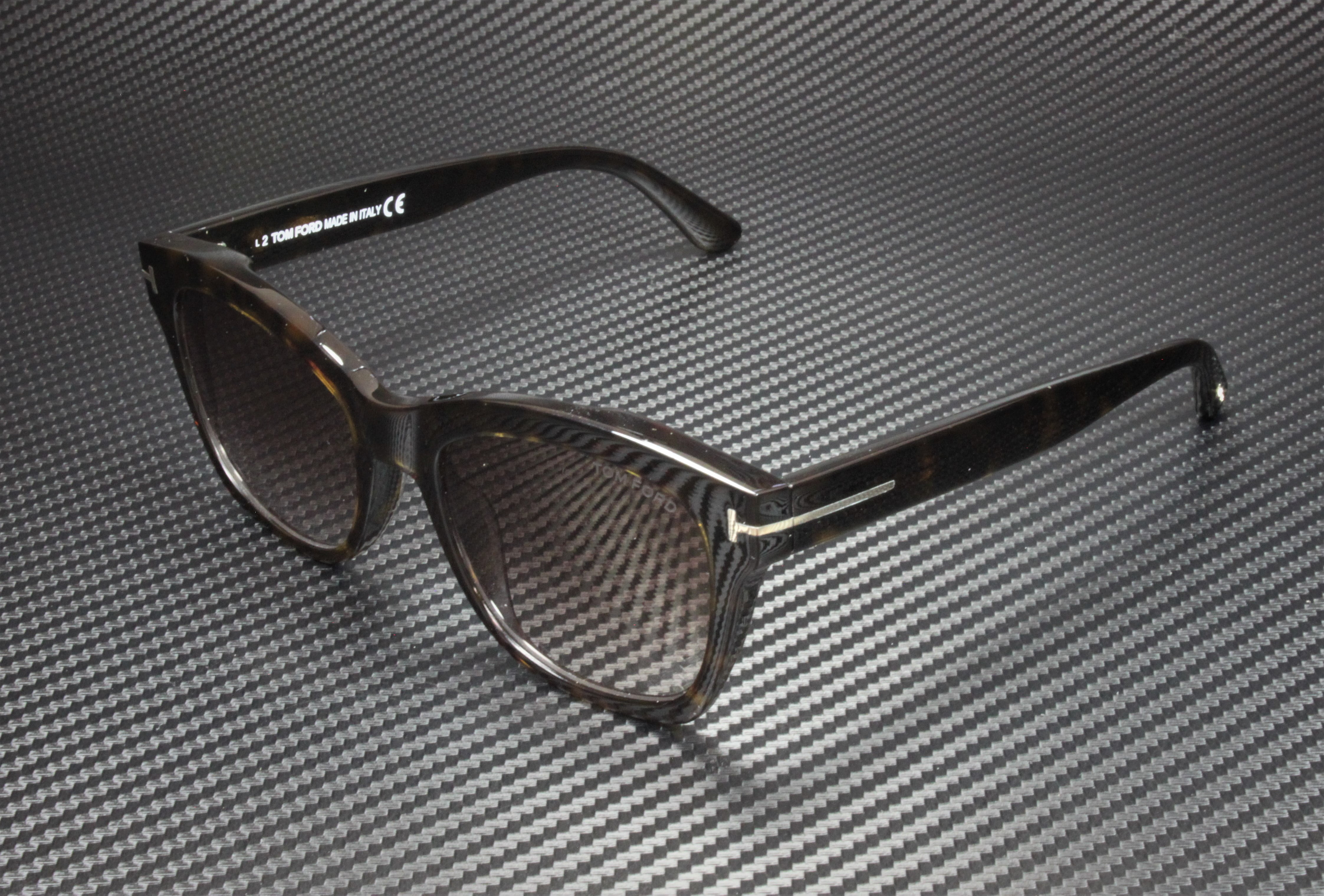 Tom Ford Lauren-02 FT0614 52F Sunglasses Havana Square Frame, Brown Lenses Tom Ford Lauren-02 FT0614 55T 52 Sunglasses | Glasses Station main image 3