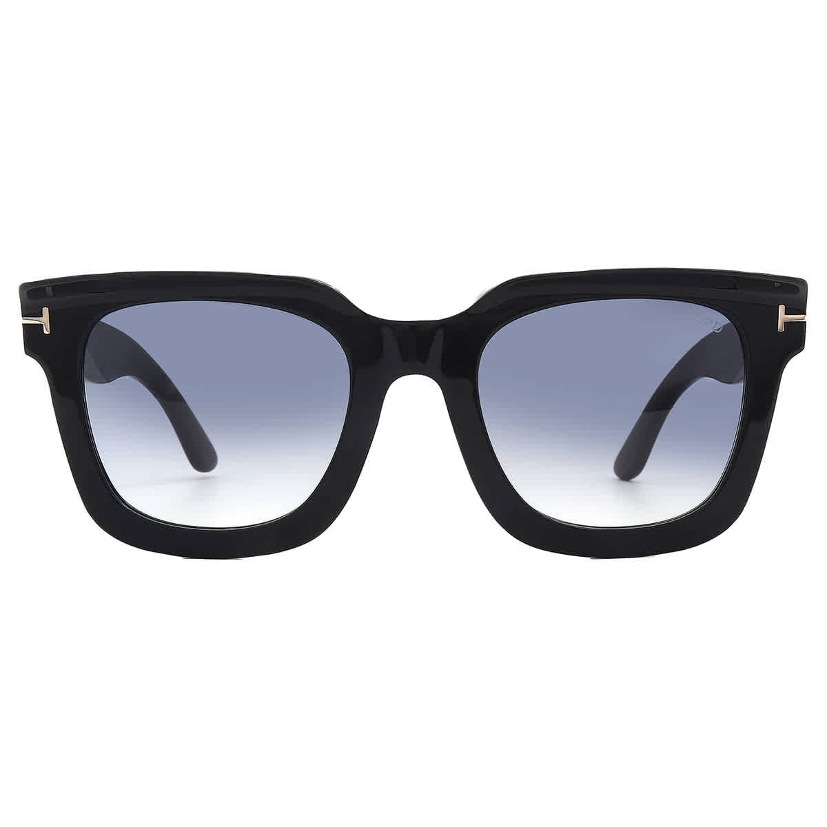TOMFORD スクエアフレムサンクラス FT111552ACETATE 52G Tom Ford Leigh Smoke Gradient Square Ladies Sunglasses
