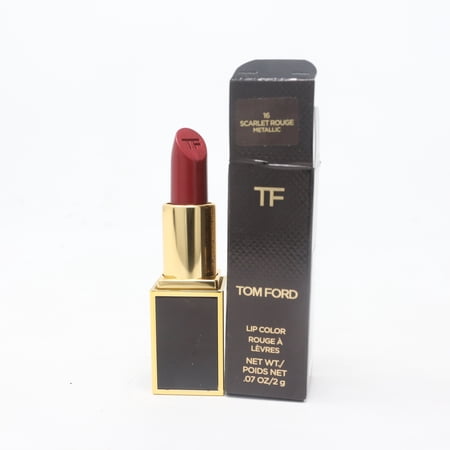 Tom Ford Lip Color 16 Scarlet Rouge Metallic 0.07oz/2g New With Box