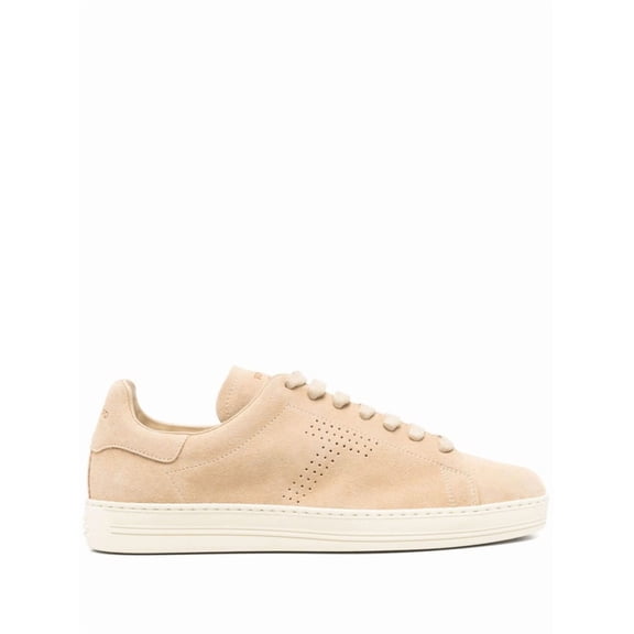 Tom Ford Sand Beige Suede Sneakers Neutrals (Men's)
