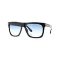 thumbnail image 1 of Tom Ford Morgan TF 513 Plastic Unisex Rectangle Sunglasses Black 57mm Adult, 1 of 3