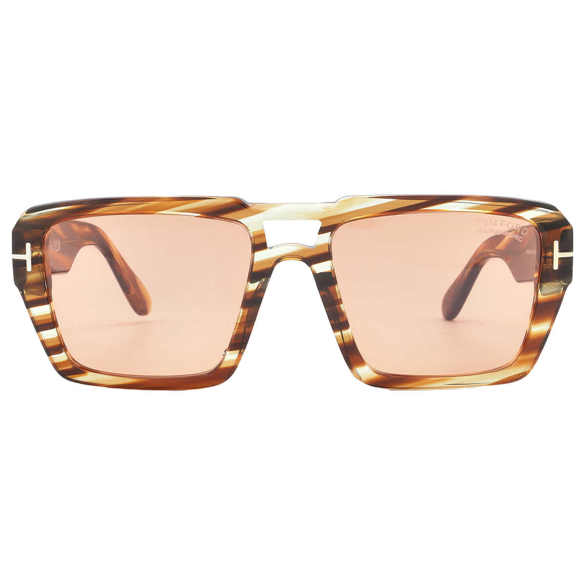 Tom Ford Redford Orange Photochromatic Square Men display picture 2