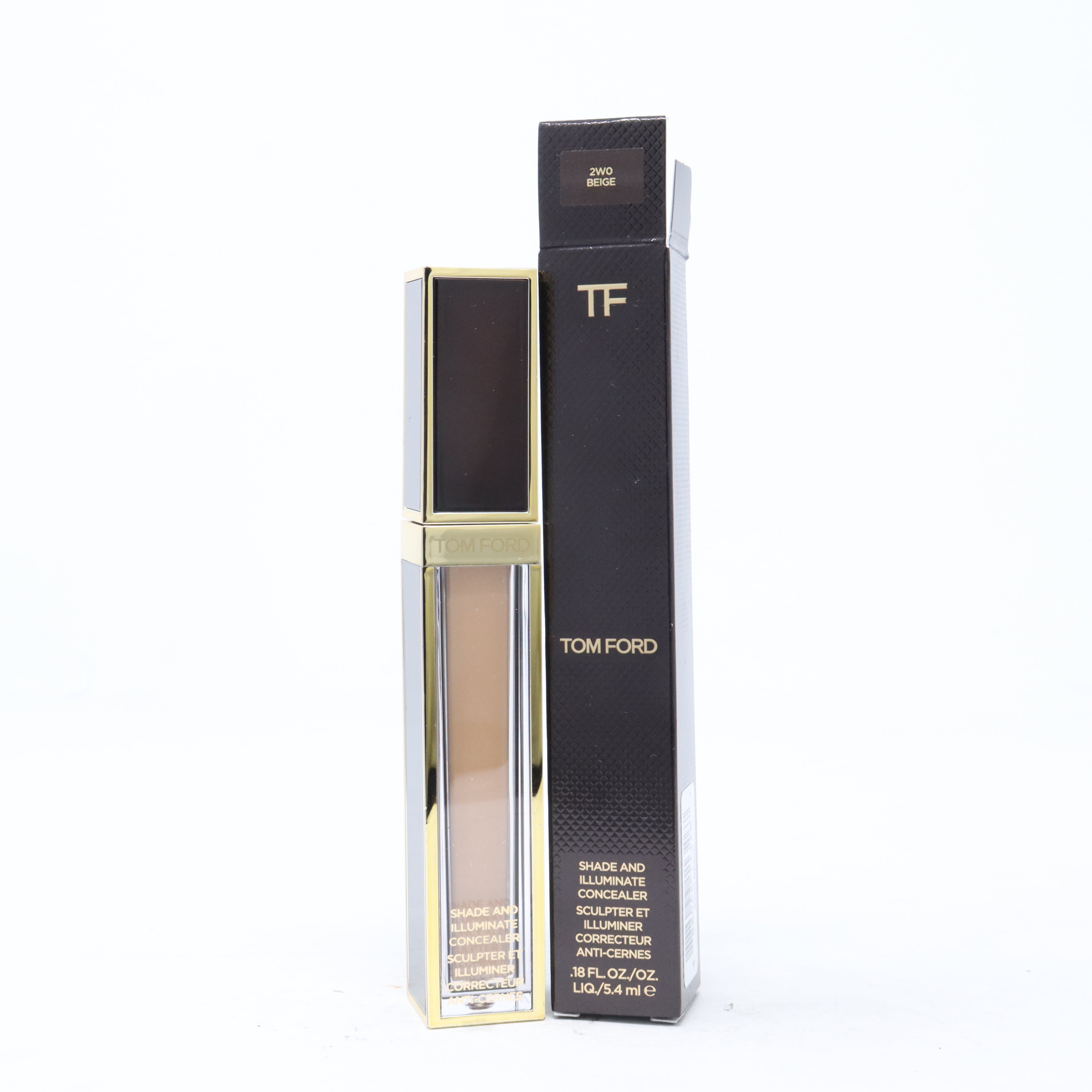 Tom Ford Shade & Illuminate Concealer 2W0 Beige 0.18oz/5.4ml New With Box