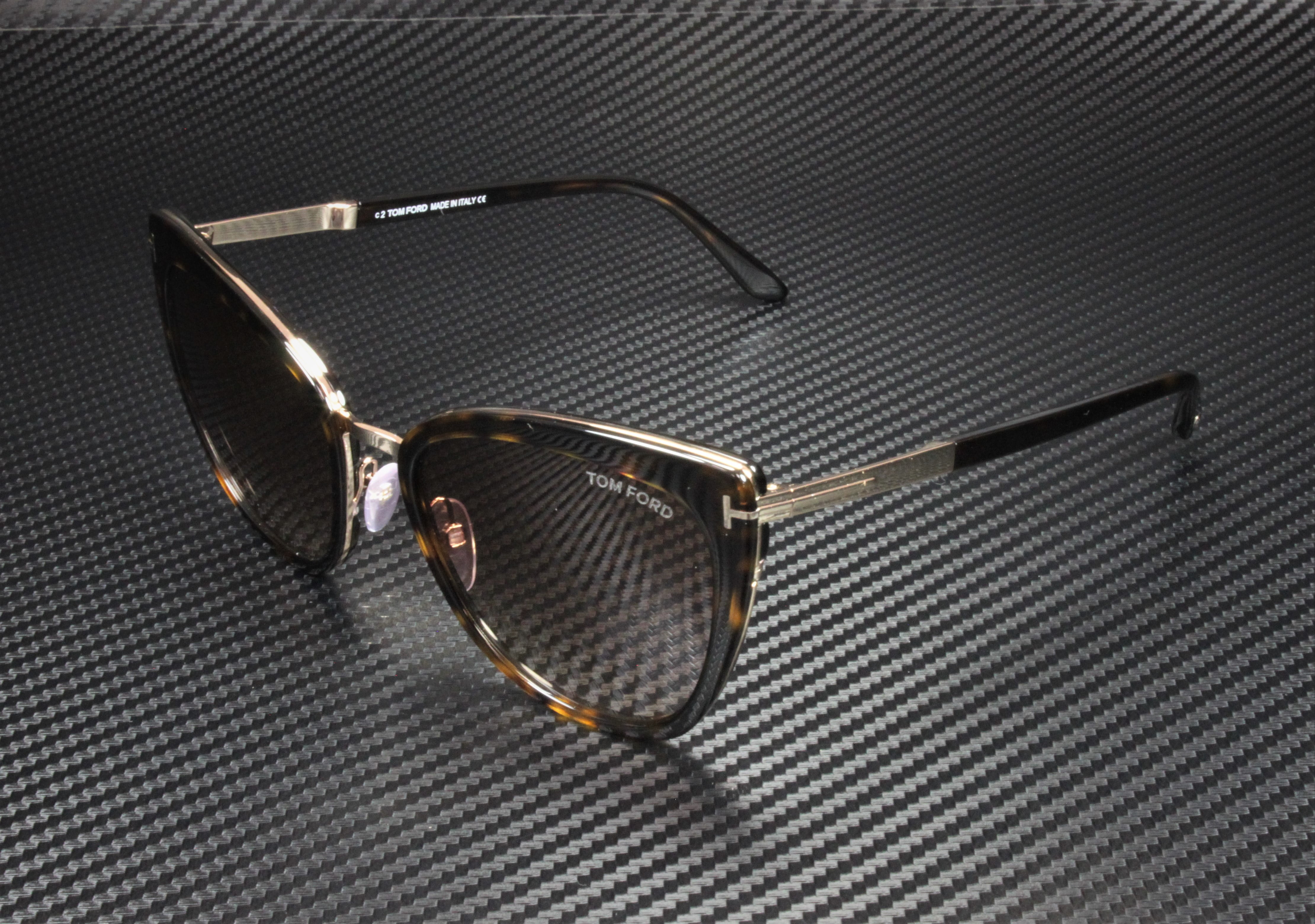 Free Shipping! Tom Ford Simona FT0717 52F Dark Havana 