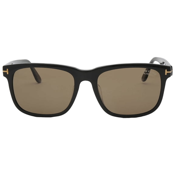 Tom Ford Stephenson Polarized Brown Square Men's Sunglasses FT0775 01H 56