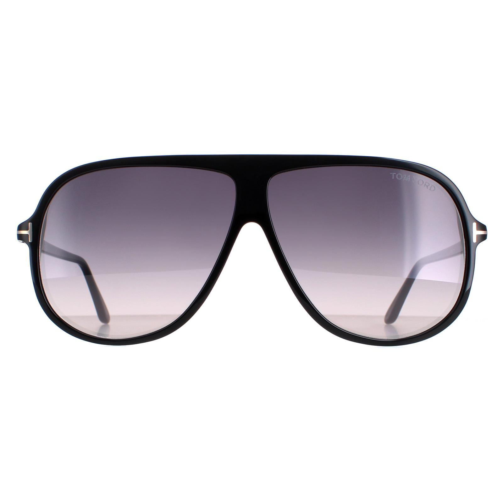 Tom Ford Spencer Smoke Gradient Pilot Men's Sunglasses FT0998 01B 62 ...