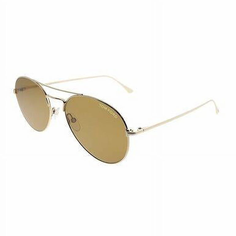 TOM FORD Ace-02 FT0551 28E Sunglasses Rose Gold Frame Brown  display picture 1