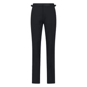 Tom Ford Tailored Black Trousers With Flat Waistband Men's