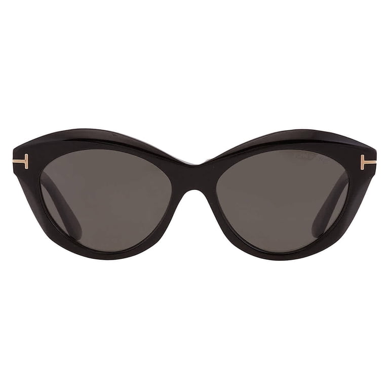 Tom Ford FT1111 01D Plastic Shiny Black Smoke Polarized 55  display picture 3