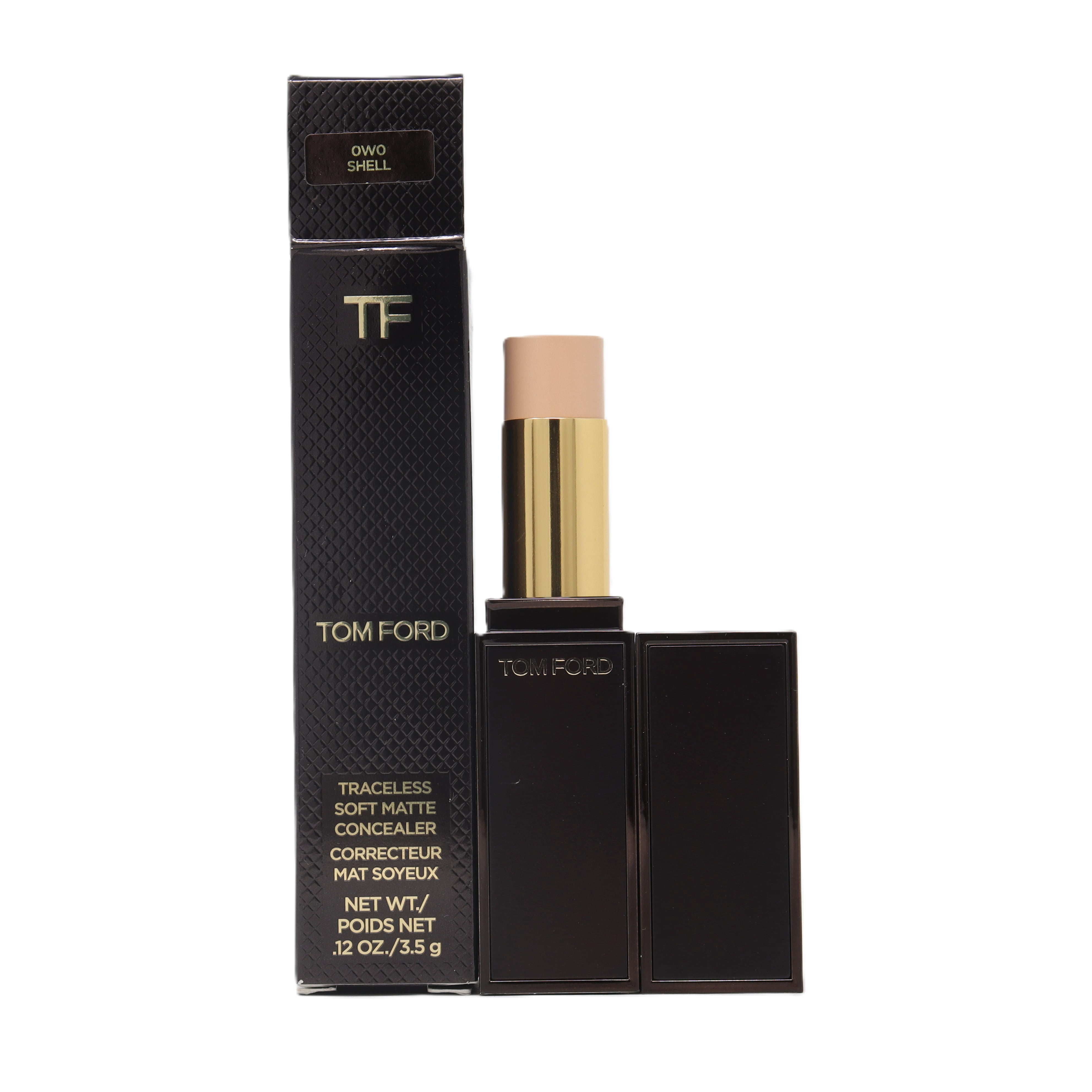 Tom Ford Traceless Soft Matte Concealer 0W0 Shell 0.12oz/3.5g New With Box
