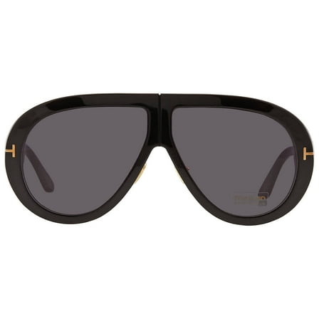 Tom Ford Troy Smoke Pilot Unisex Sunglasses FT0836 01A 61