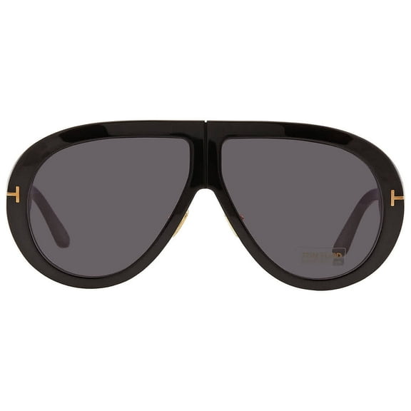Tom Ford Troy Smoke Pilot Unisex Sunglasses FT0836 01A 61