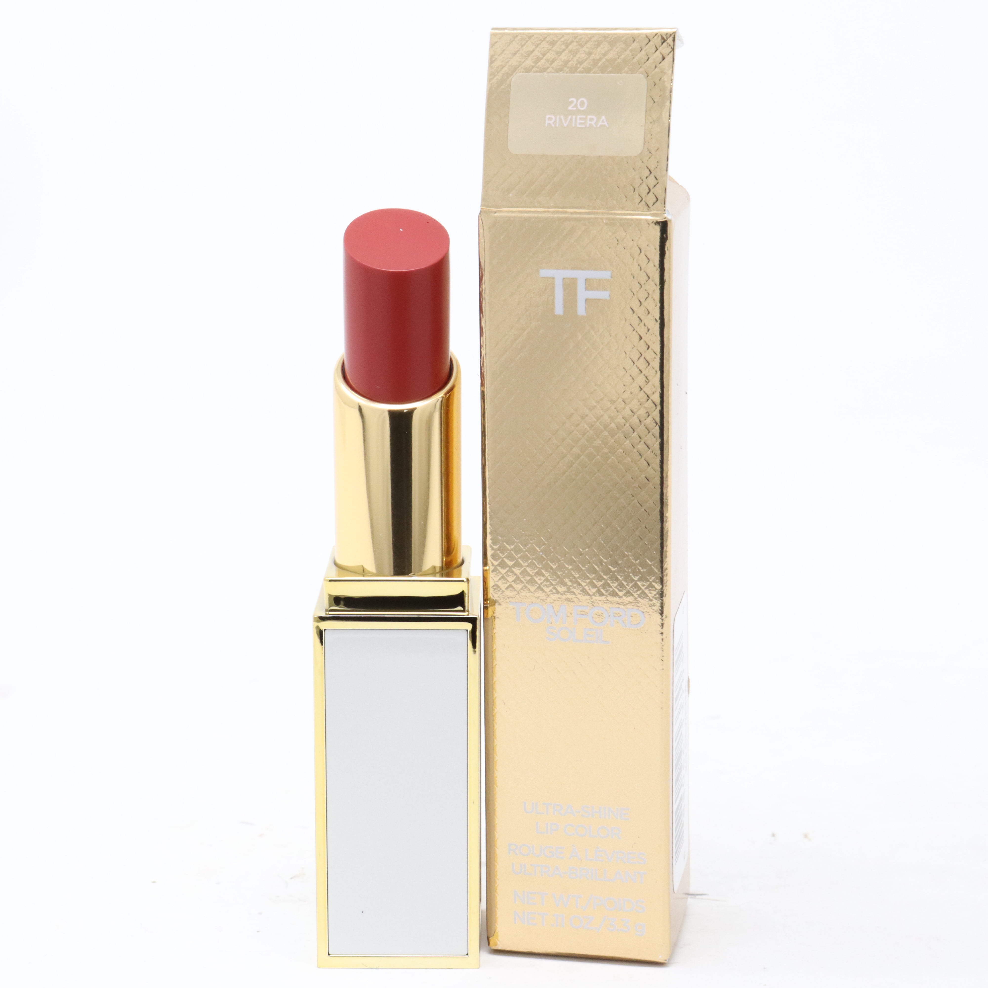 スペシャルオファ Tom Ford New 0.11oz/3.3g Riviera 20 Colour Lip Ultra-Shine 口紅