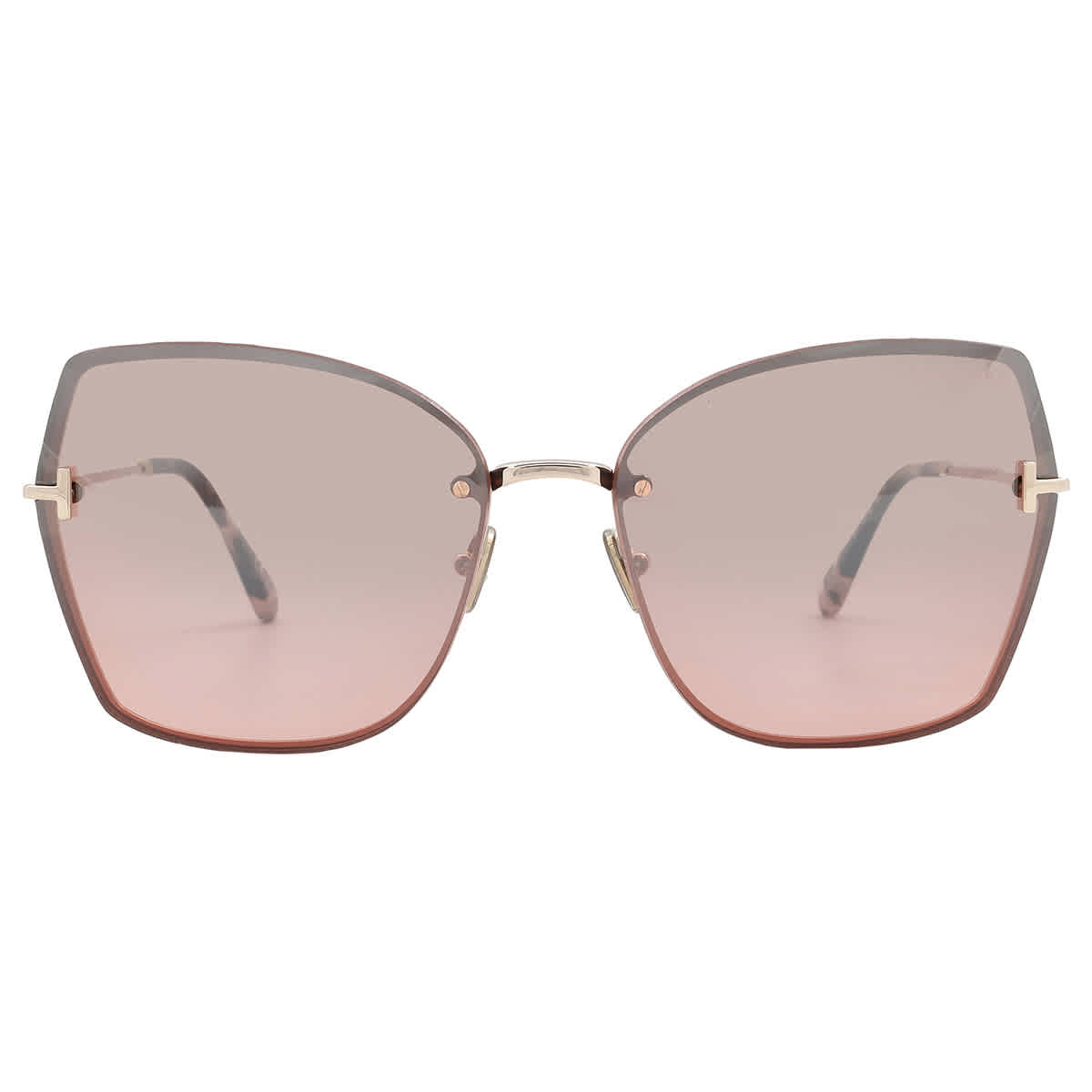 Tom Ford Women Sunglasses FT1107 Nickie-02 28U 62 - Shiny  display picture 3