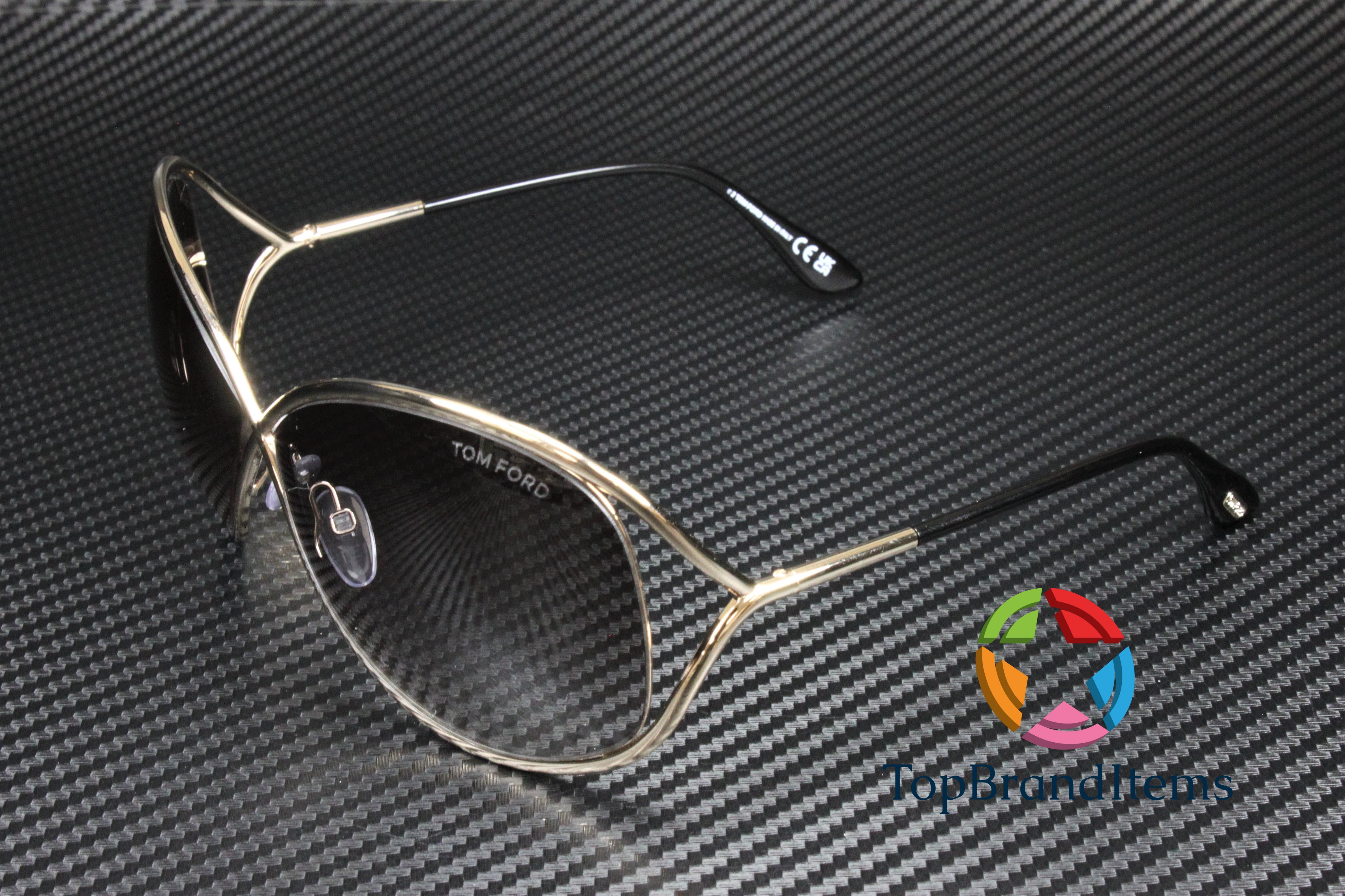 Tom Ford Celina TF361 20D Grey/Peach Square Women's Polarized