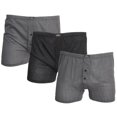 thumbnail image 1 of Tom Franks Mens Patterned Jersey Boxer Shorts (3 Pairs), 1 of 6