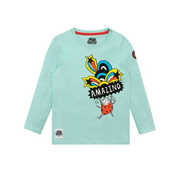 Tom Gates Girls Amazing Stars T-Shirt Green Sizes 6-14