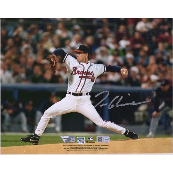 Tom Glavine Atlanta Braves Autographed 8" x 10" Hitting Photograph - Fanatics Authentic Certified