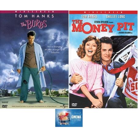 Tom Hanks Comedy Double Feature THE BURBS & THE MONEY PIT 2 DVD Set Includes Cinema Movie Time Art Card