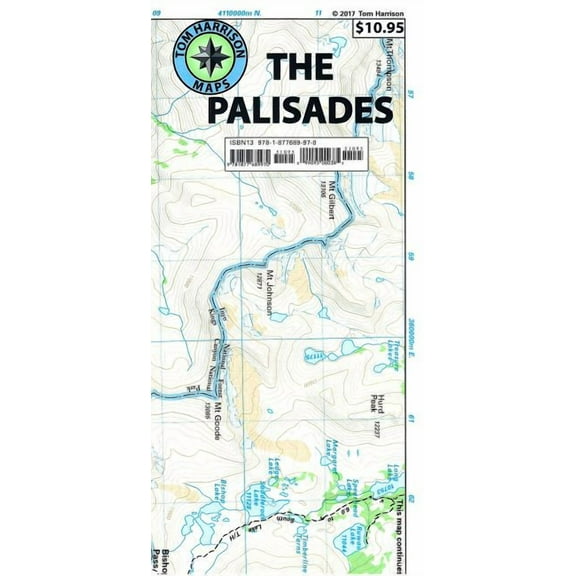 Tom Harrison Maps: The Palisades Trail Map (Other)
