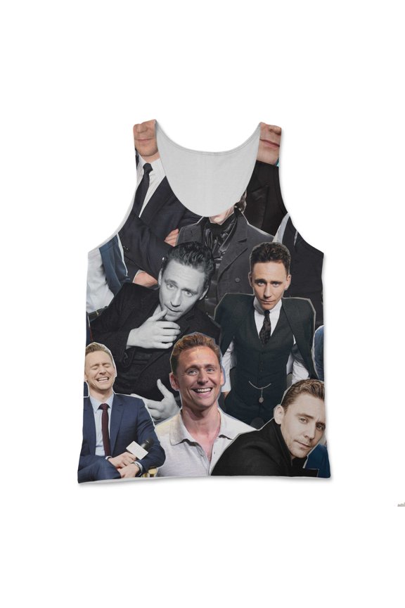 Tom Hiddleston Photo Collage Tank Top