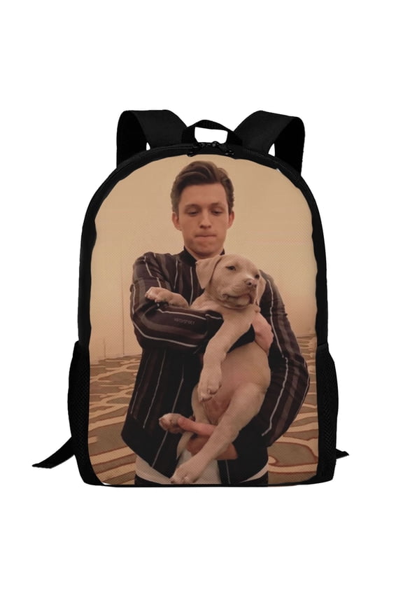Tom Holland Backpack,3d Print Laptop Backpack Lightweight Casual Daypack Bookbag Multi-Function Travel Backpack 16.5 In