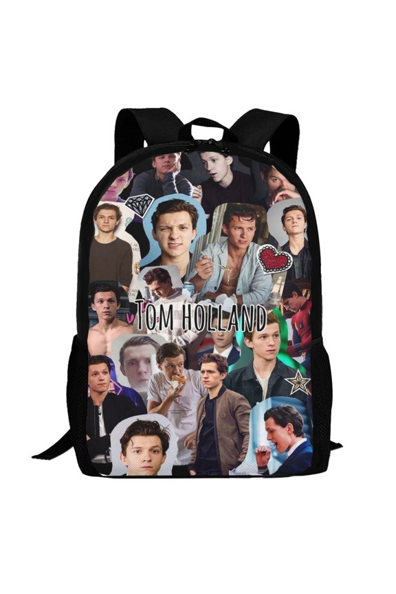 Tom Holland Backpack,3d Print Laptop Backpack Lightweight Casual Daypack Bookbag Multi-Function Travel Backpack 16.5 In