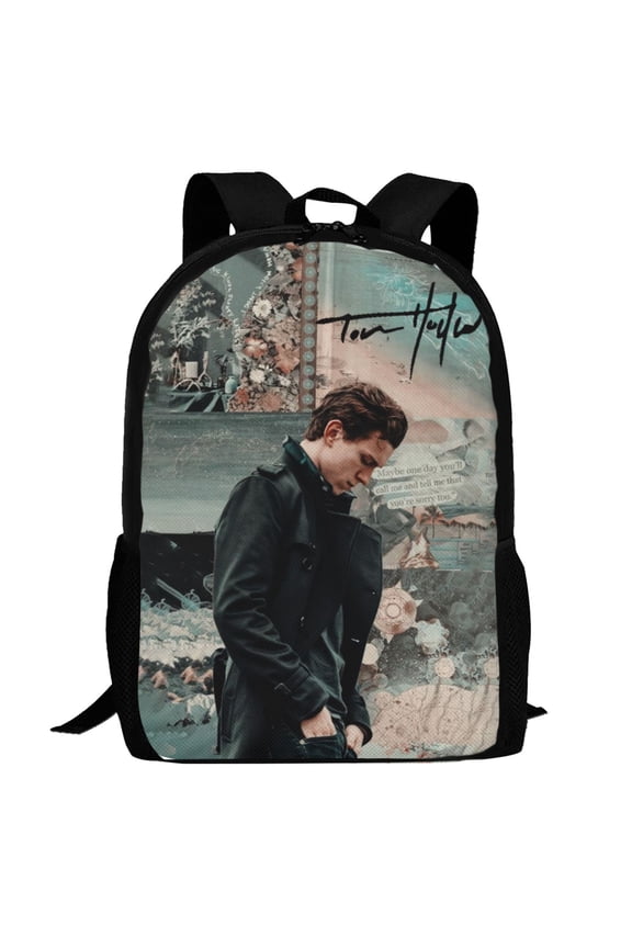 Tom Holland Backpack,3d Print Laptop Backpack Lightweight Casual Daypack Bookbag Multi-Function Travel Backpack 16.5 In