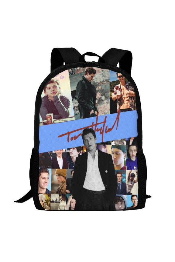 Tom Holland Backpack,3d Print Laptop Backpack Lightweight Casual Daypack Bookbag Multi-Function Travel Backpack 16.5 In