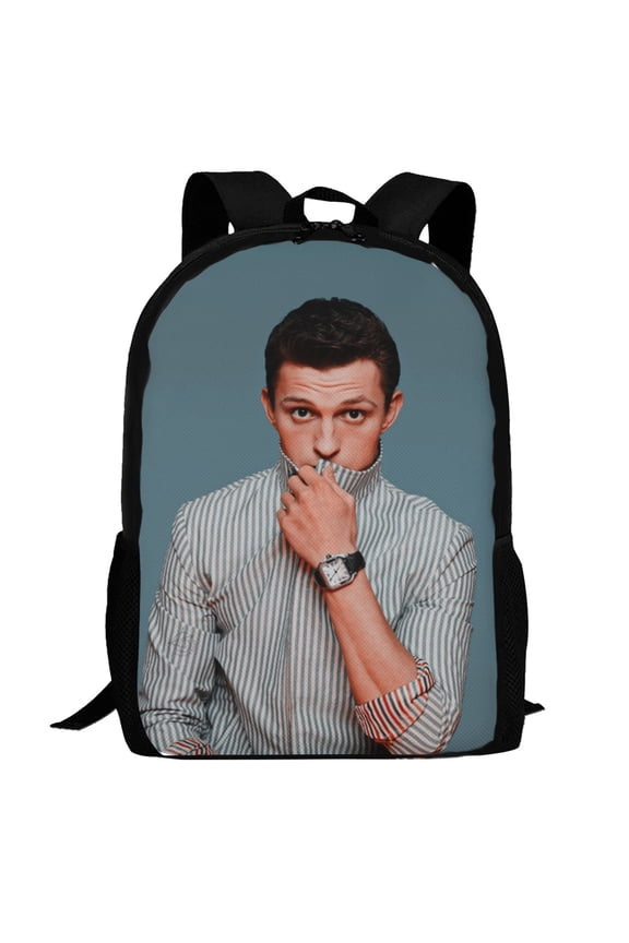Tom Holland Backpack,3d Print Laptop Backpack Lightweight Casual Daypack Bookbag Multi-Function Travel Backpack 16.5 In