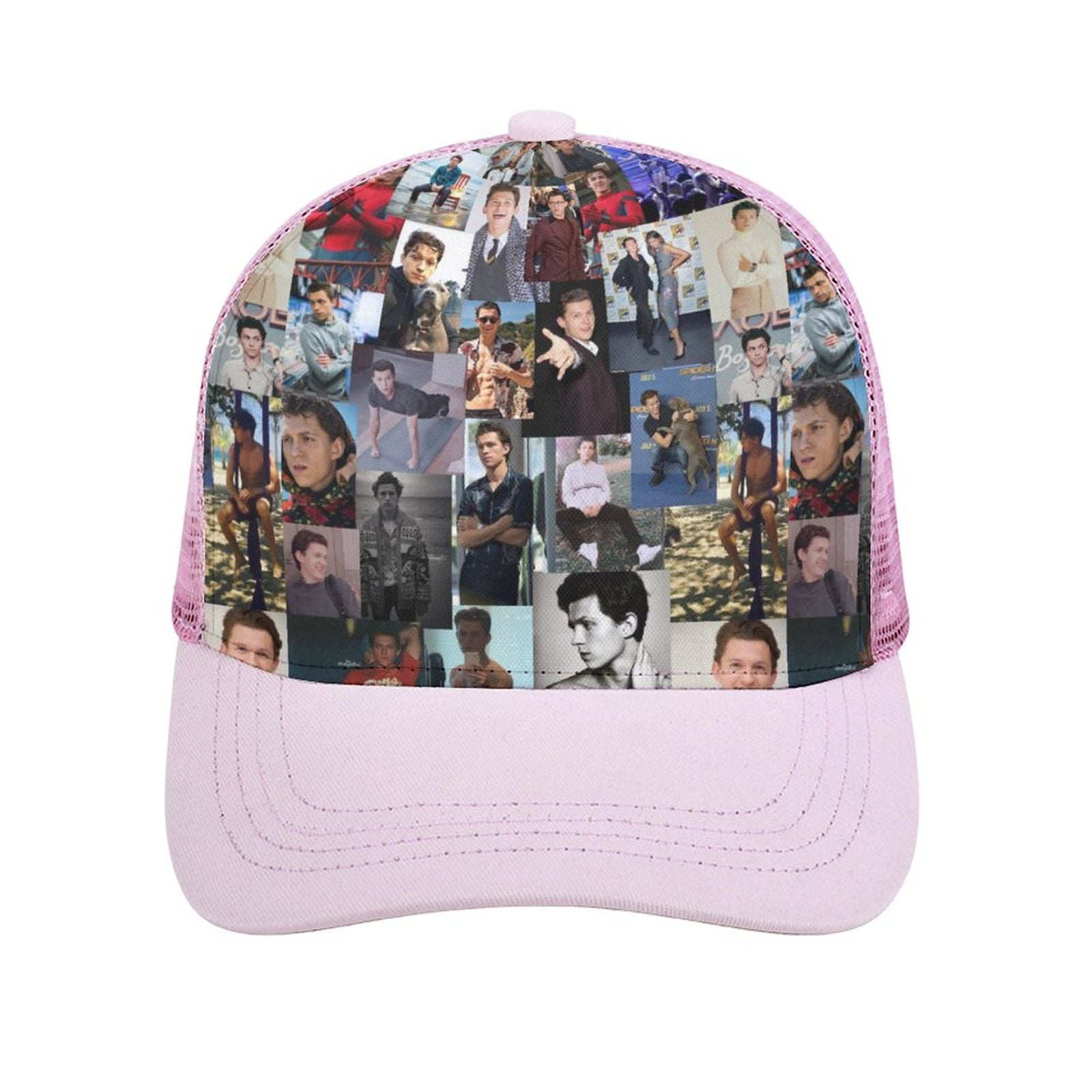 Rainbow Tie Dye Baseball Cap - Curved Brim Adjustable Trucker Hat For Sun Protection