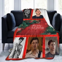 Tom Holland Fleece Blanket for Couch - Chrismas Throw Blanket Lightweight Tom Holland Merch Super Soft Cozy Luxury Bed Blanket Microfiber and Throws for Sofa