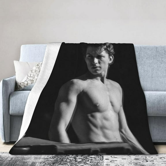 Tom Holland Fleece Blanket Throw Blanket for Couch - Cozy Luxury Bed Blanket Microfiber and Throws for Sofa