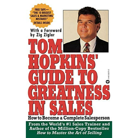 Pre-Owned Tom Hopkins Guide to Greatness in Sales : How to Become a Complete Salesperson (Paperback) 9780446393706