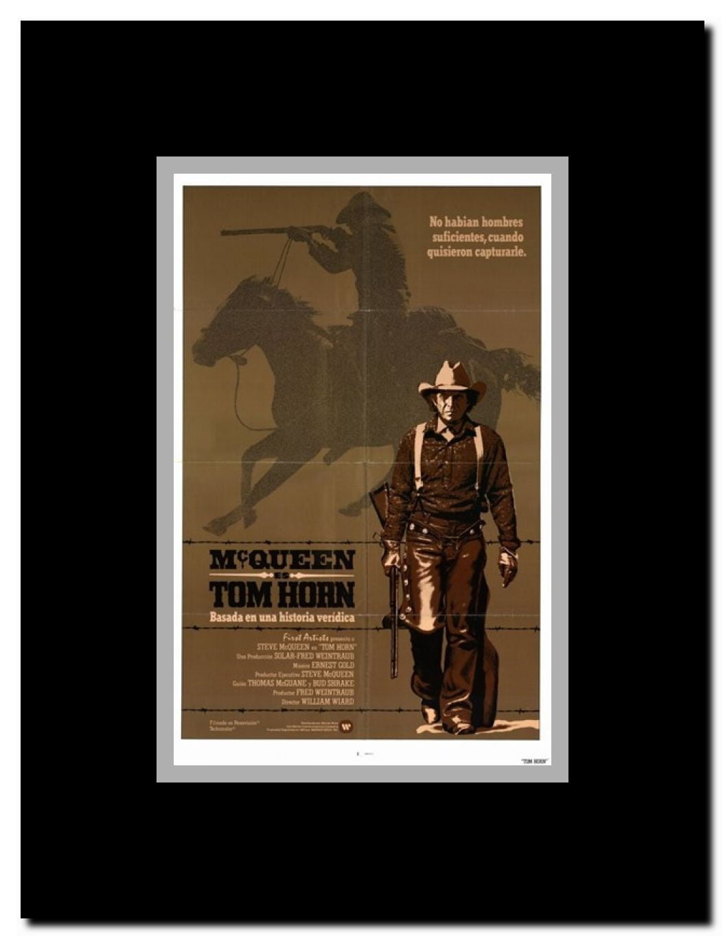 Tom Horn Framed Movie Poster