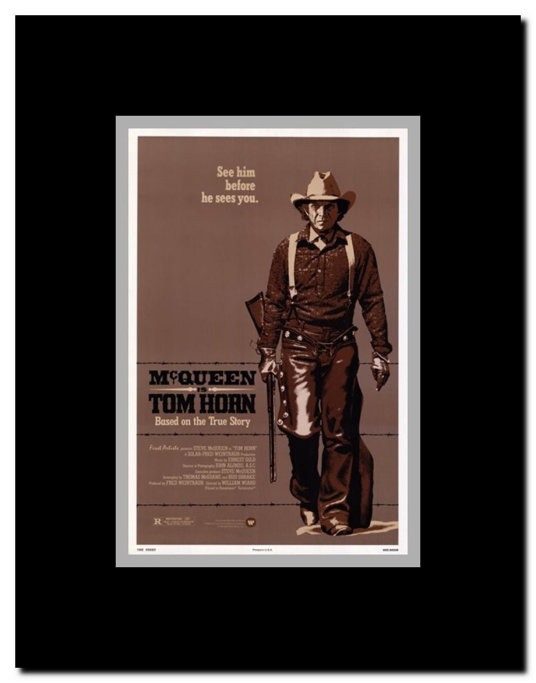 Tom Horn Framed Movie Poster