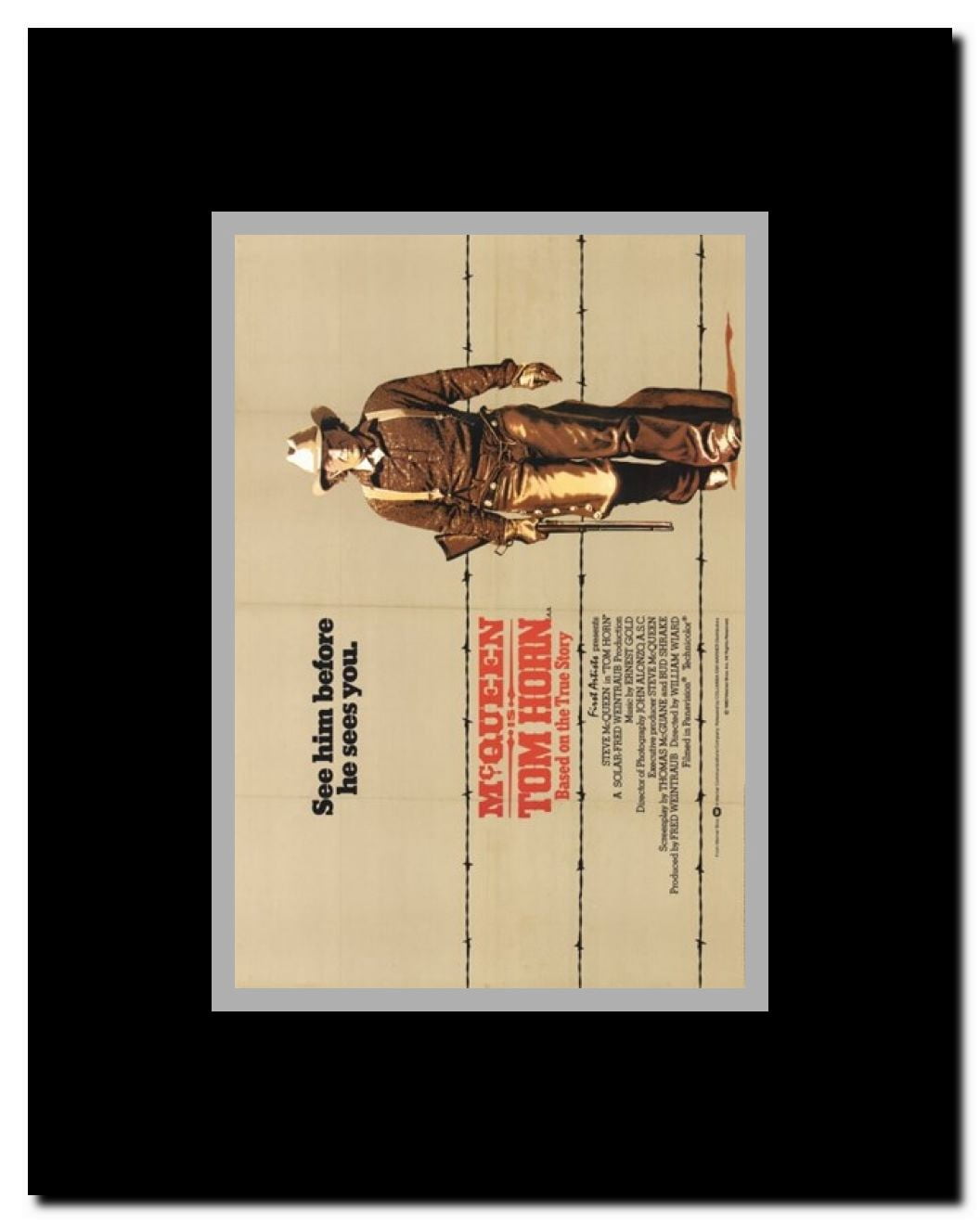 Tom Horn Framed Movie Poster