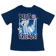 thumbnail image 1 of Tom & Jerry Boys Blue Best Friends Cat & Mouse T-Shirt Tee Shirt 5-6, 1 of 2